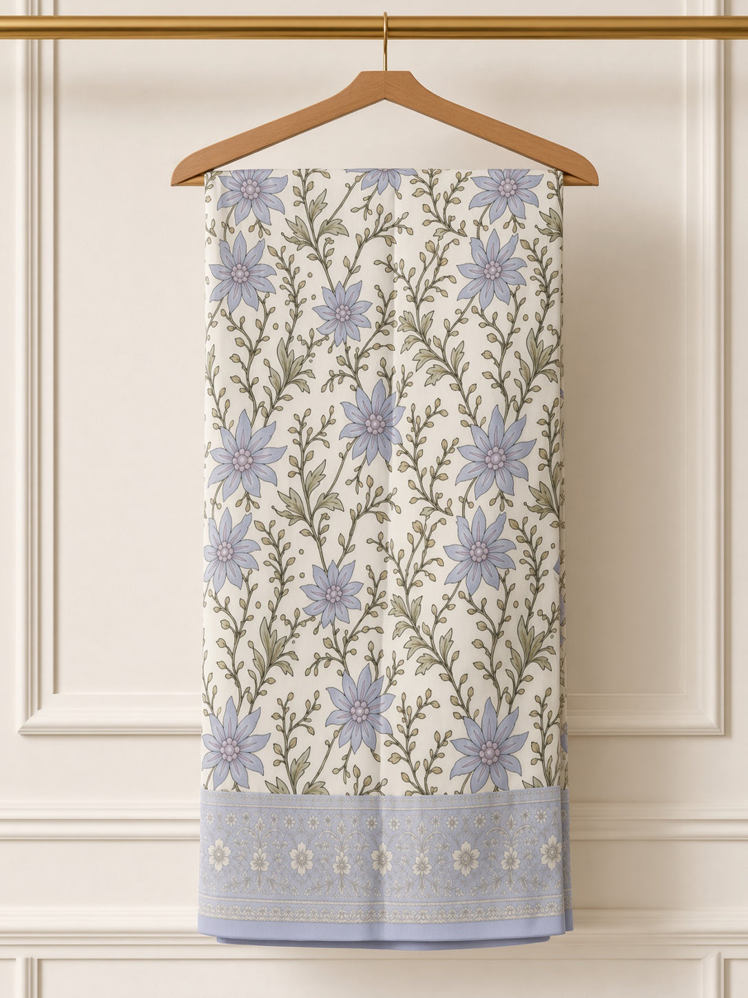 Zariya Lavender Mist viscose embroidered 3-piece stitched suit by Moosani Studio