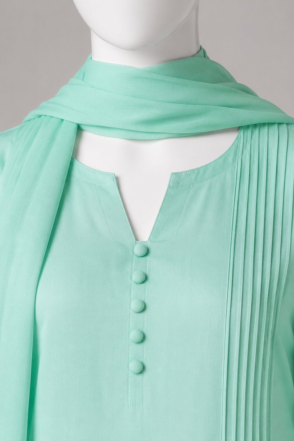 Luxury Raw Silk 3-Piece Suit – Mint Green