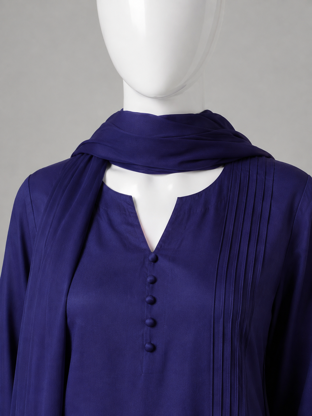 Luxury Raw Silk 3-Piece Suit – Navy Blue