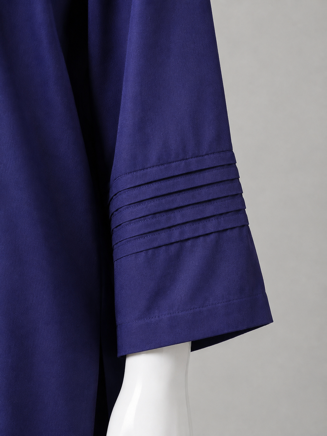 Luxury Raw Silk 3-Piece Suit – Navy Blue